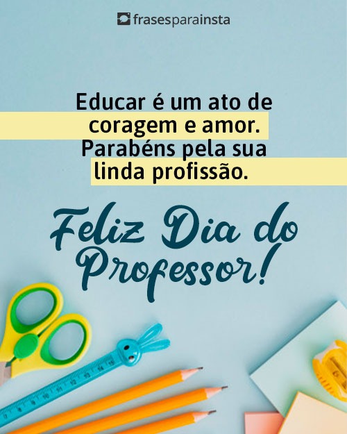 FELIZ DIA DO PROFESSOR!1