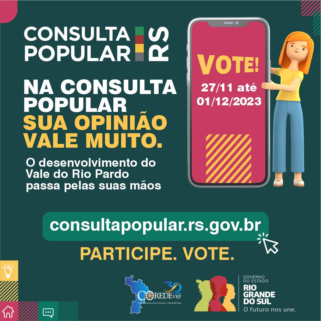 PARTICIPE DA CONSULTA POPULAR