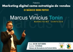 PALESTRA – Marketing digital como estratégia de vendas – o BÁSICO BEM FEITO!